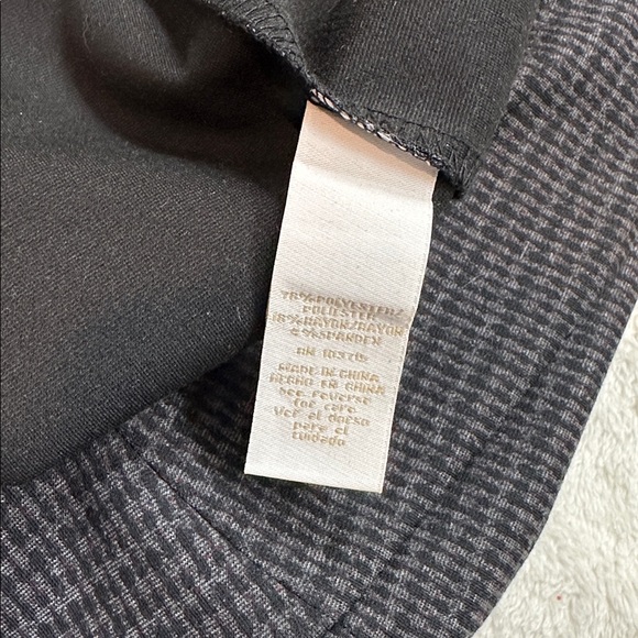 Black Checkered Women's Pants NWT - Picture 6 of 11